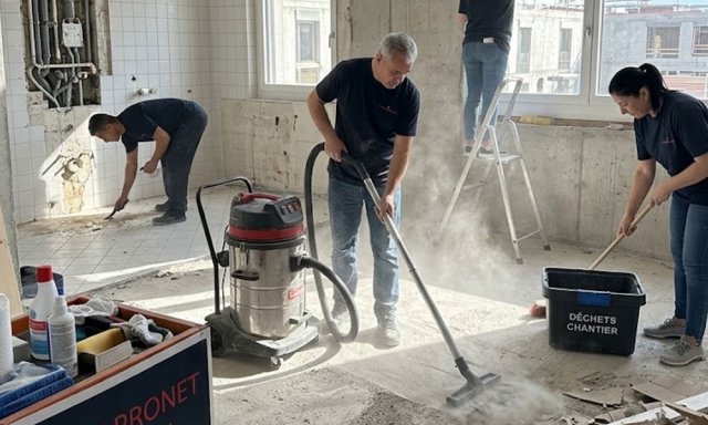 Swiss Pronet Sàrl - SPN est votre partenaire de confiance pour le nettoyage de chantier à Genève. Notre équipe professionnelle et expérimentée intervient pour remettre vos espaces dans un état impeccable avant la livraison finale. Contactez-nous